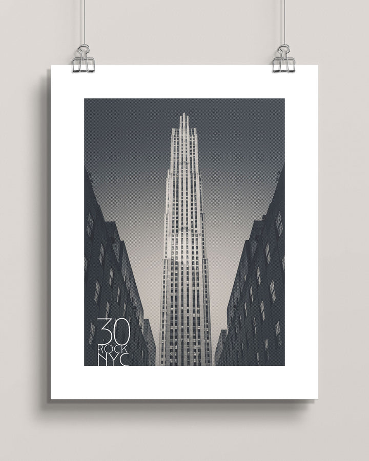 30 Rock NYC art print