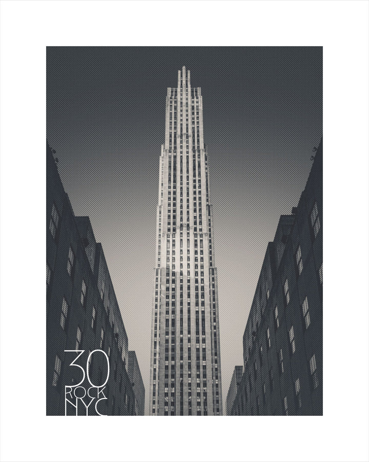 30 Rock NYC art print