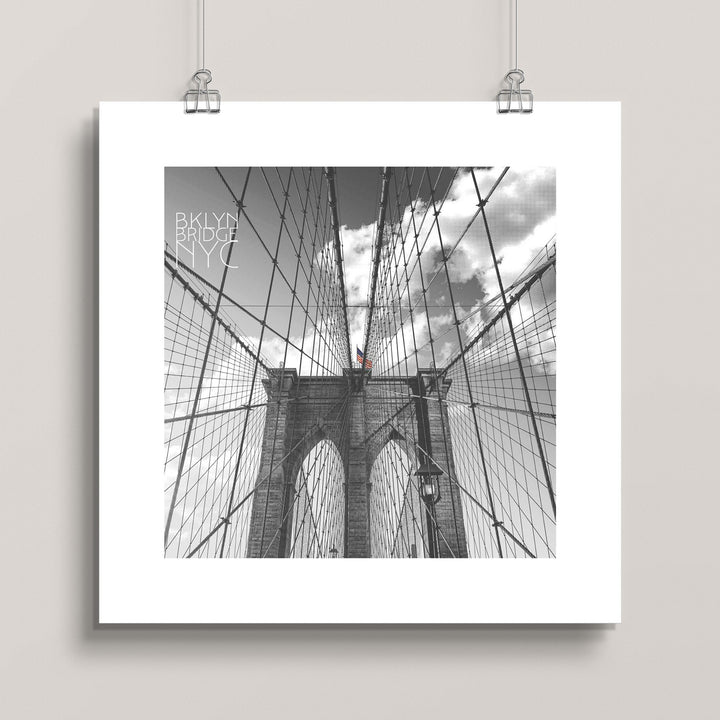 The Brooklyn Bridge art print