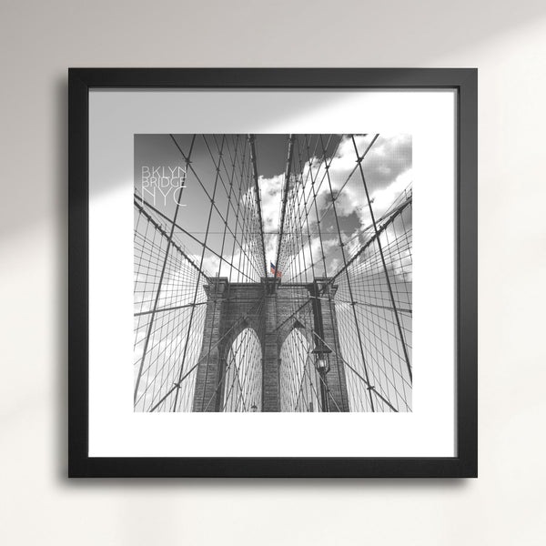 The Brooklyn Bridge art print