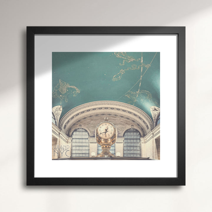 Grand Central Station—The Iconic Zodiac Ceiling art print