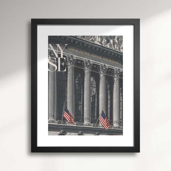 New York Stock Exchange (NYSE) art print