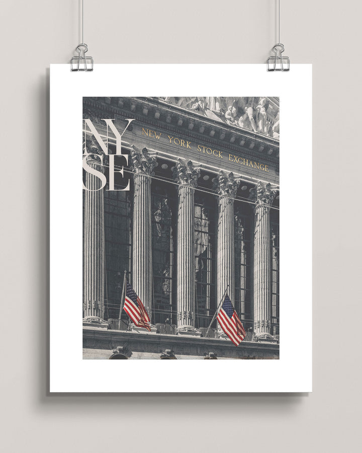 New York Stock Exchange (NYSE) art print