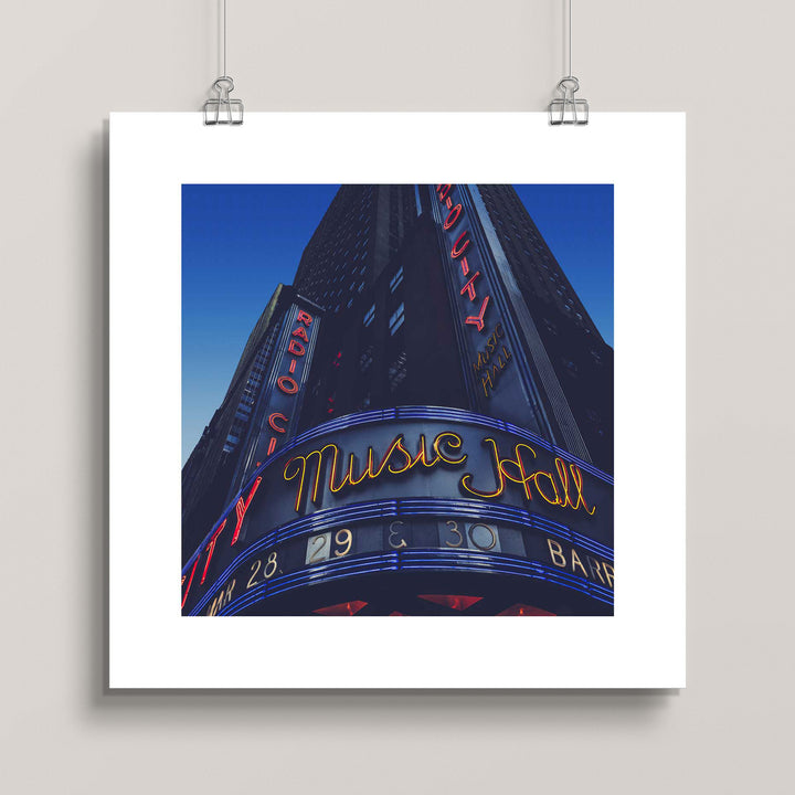 Radio City Music Hall art print