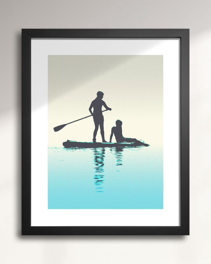 Paddle Board Pirates wall art