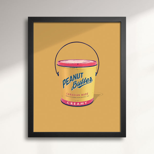 Peanut Butter: A Canadian Classic wall art print