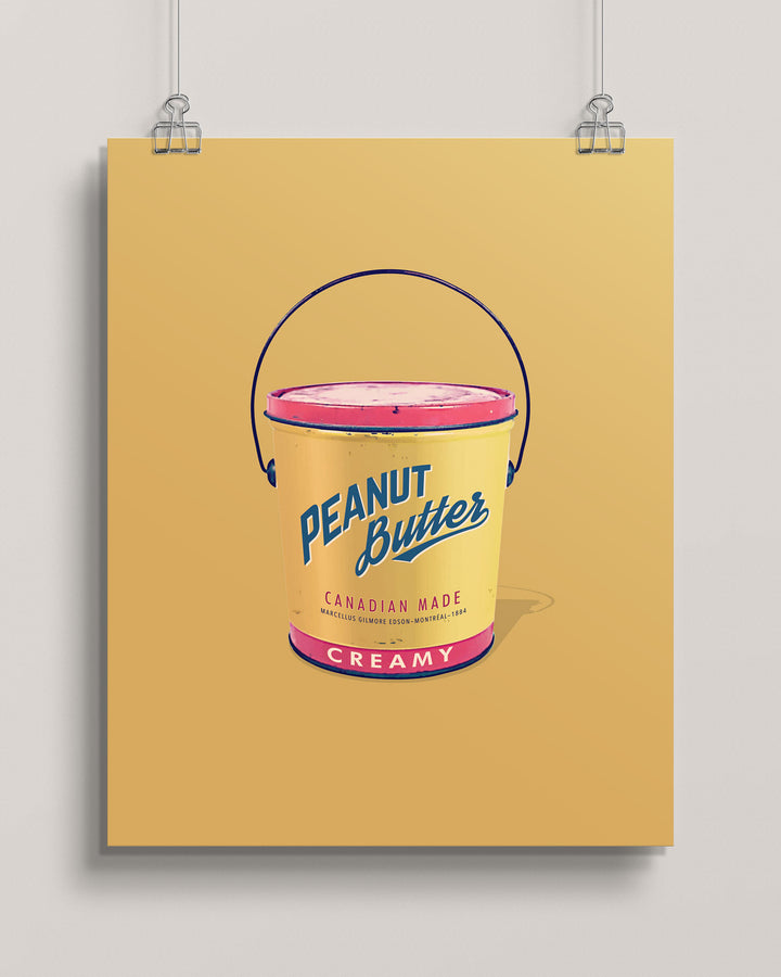 Peanut Butter: A Canadian Classic wall art print