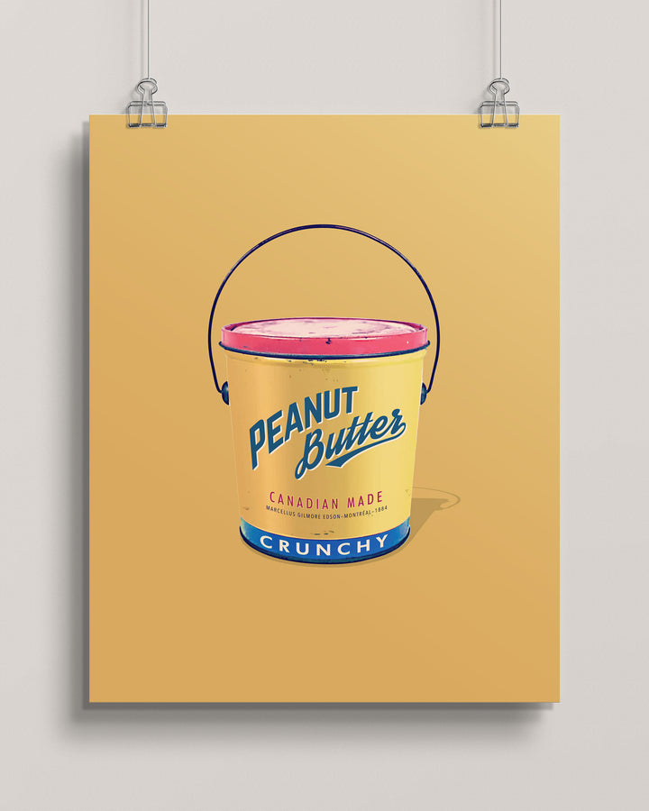 Peanut Butter: A Canadian Classic wall art print