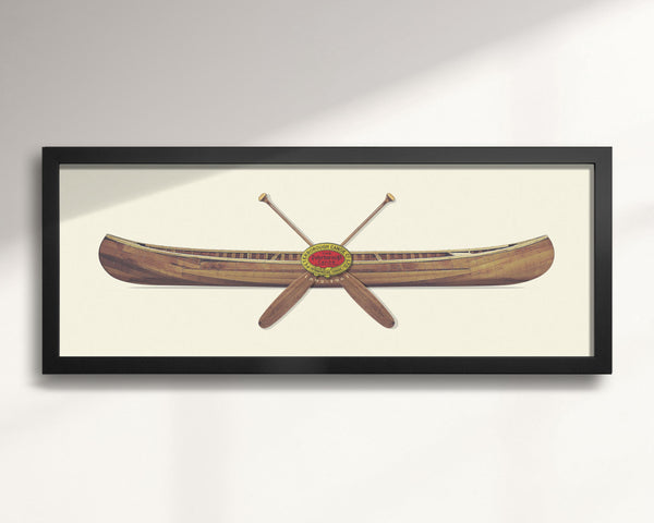 The Classic Peterborough Canoe wall art
