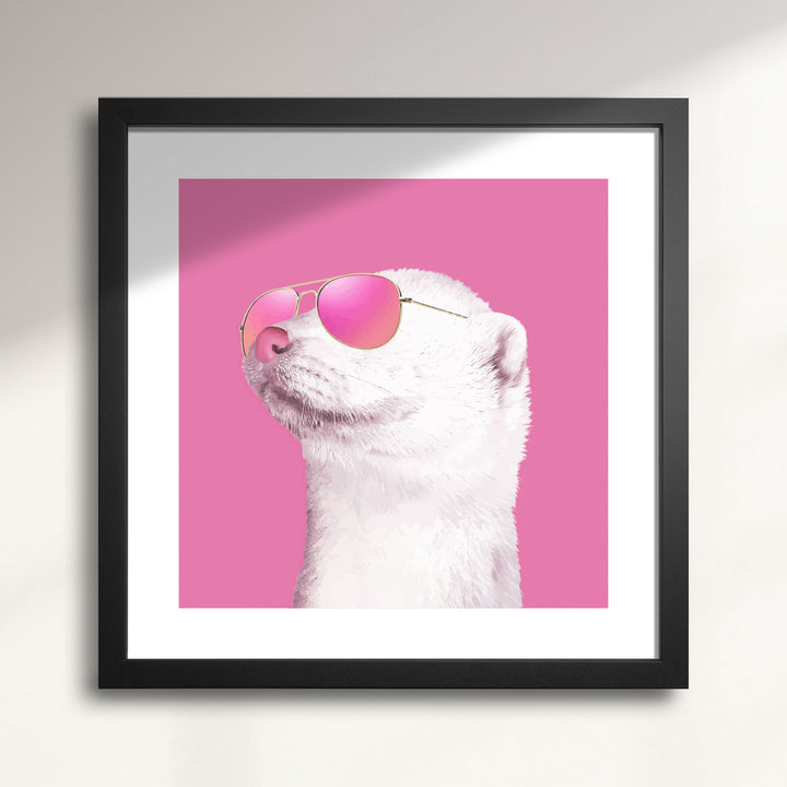 Pink Mink Chic wall art