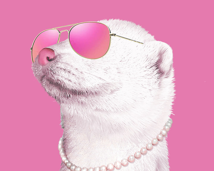 Pink Mink Chic wall art