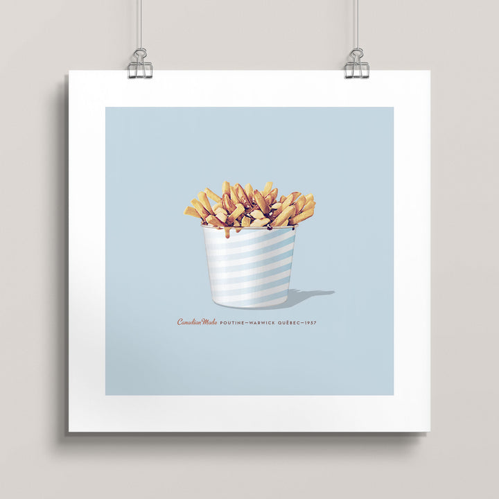 Delicious Mess! Retro Poutine wall art