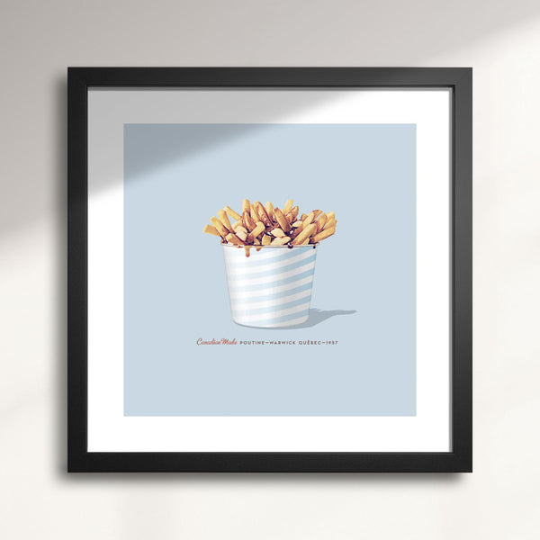Delicious Mess! Retro Poutine wall art