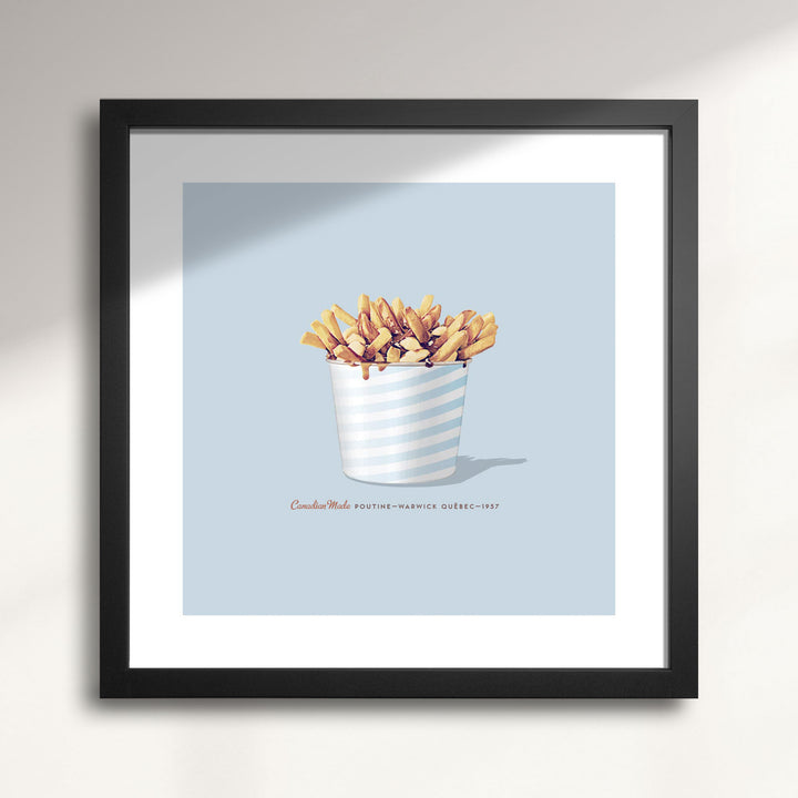 Delicious Mess! Retro Poutine wall art