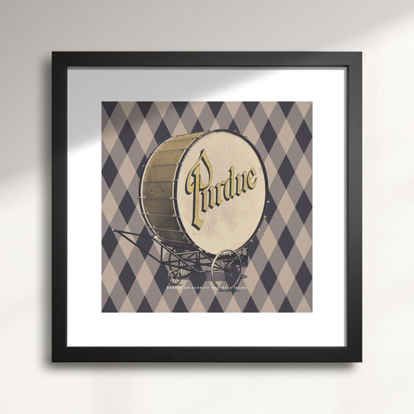 Purdue Football—World’s Largest Drum wall art print