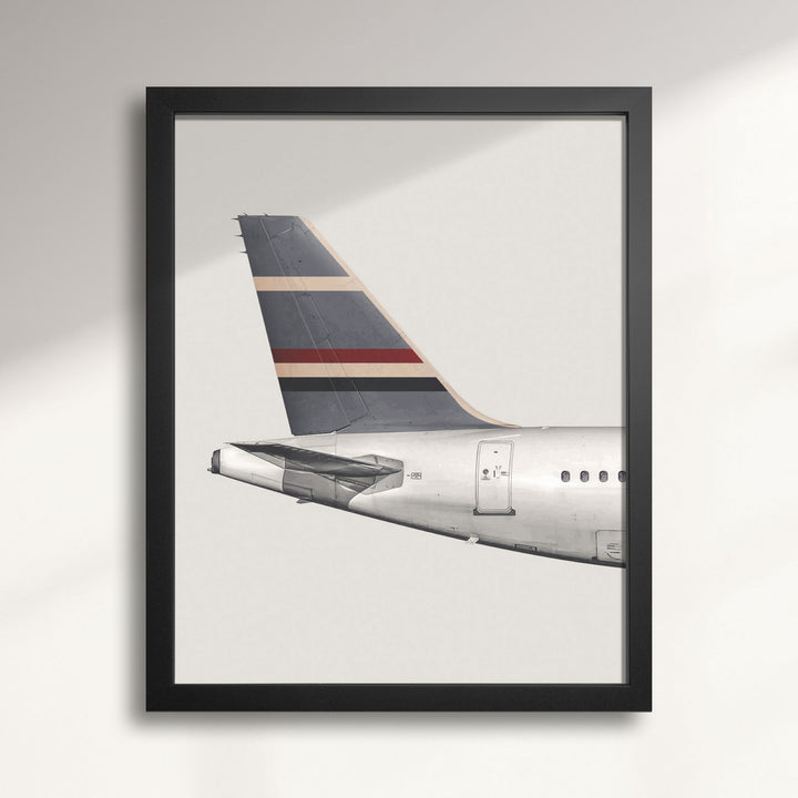 Roots Air Airbus A320 Tail Livery wall art print