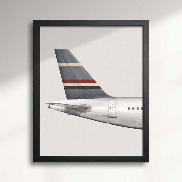 Roots Air Airbus A320 Tail Livery wall art print