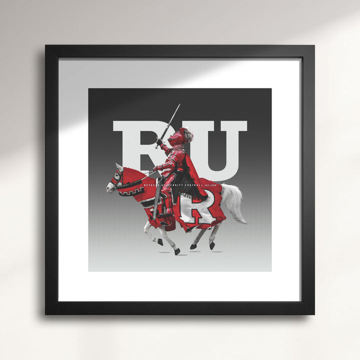 Rutgers Football: Scarlet Knight all art print