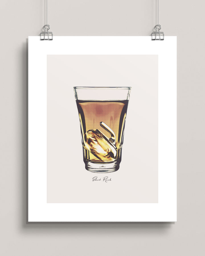 Curling: Shot Rock (On Ice) wall art print