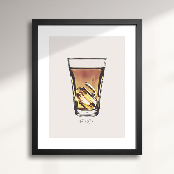 Curling: Shot Rock (On Ice) wall art print