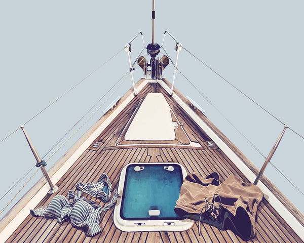 Skinny-dip Sailing wall art
