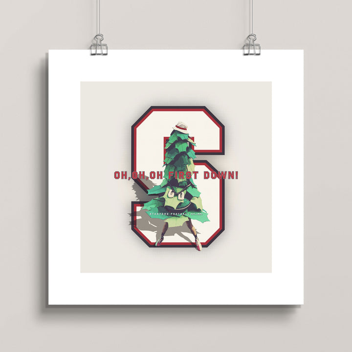 Stanford Cardinal Spirit wall art print