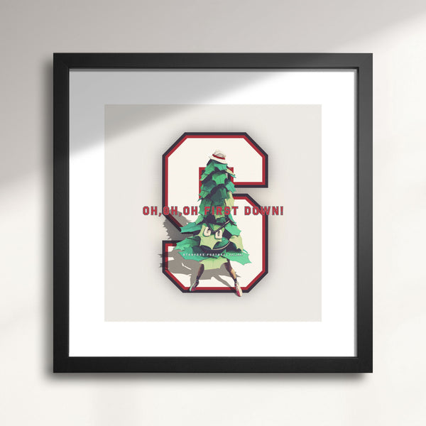 Stanford Cardinal Spirit wall art print