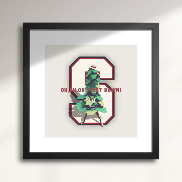 Stanford Cardinal Spirit wall art print