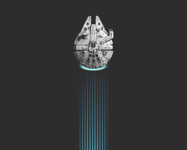 Star Wars—Millennium Falcon Hyperspace Jump