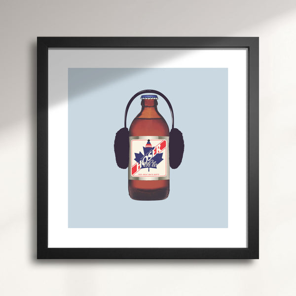 "Take Off, Eh!" Vintage Stubby Beer Bottle wall art