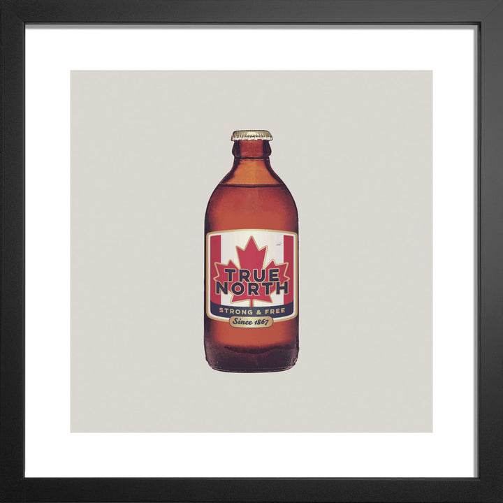 "True North Strong & Free" Vintage Stubby wall art