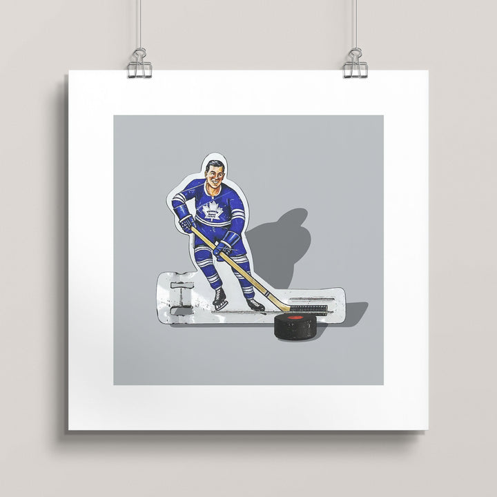 Vintage Table Hockey-Toronto Maple Leafs Player Wall Art