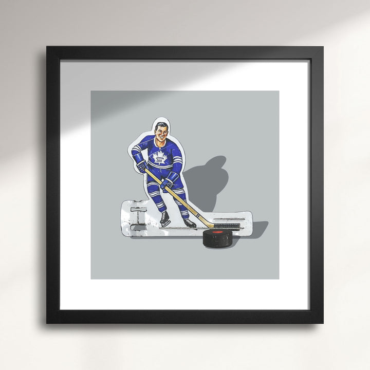 Vintage Table Hockey-Toronto Maple Leafs Player Wall Art