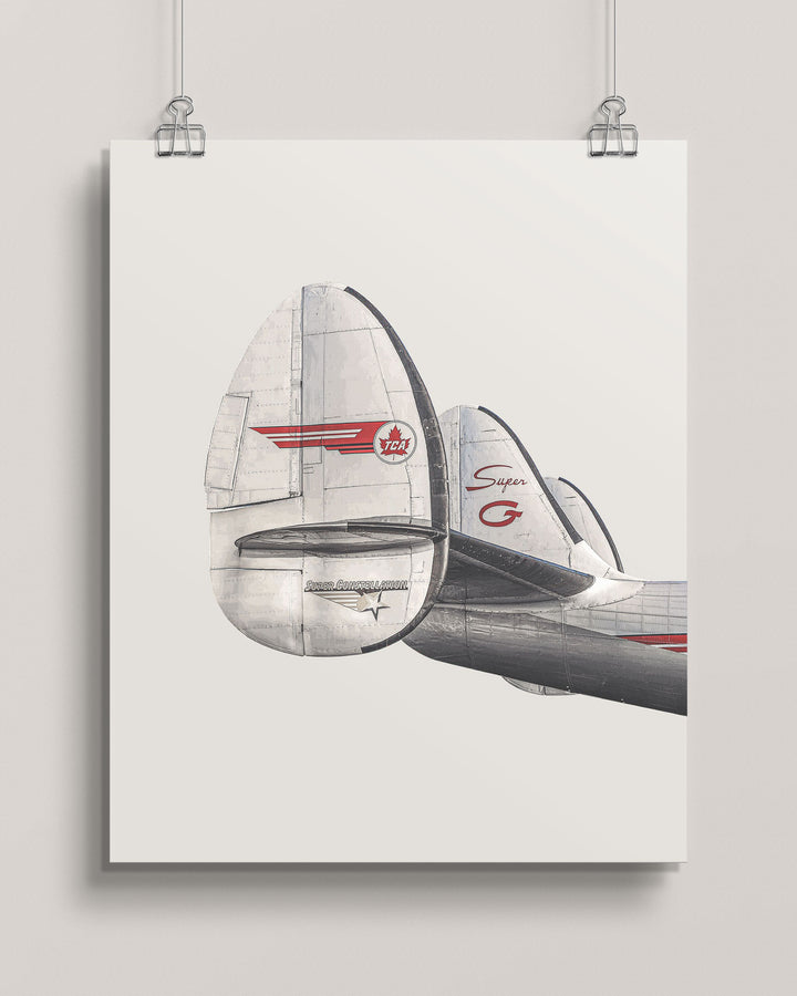 Trans-Canada Air Lines Super Constellation Tail Livery