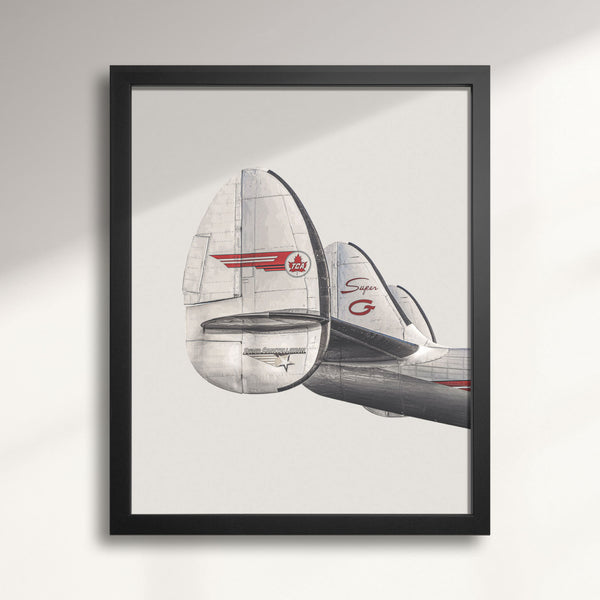 Trans-Canada Air Lines Super Constellation Tail Livery