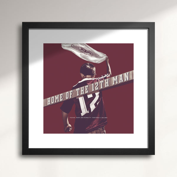 Texas A&M: Aggies 12th Man wall art