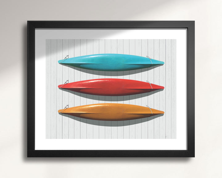 Three Canoes wall art
