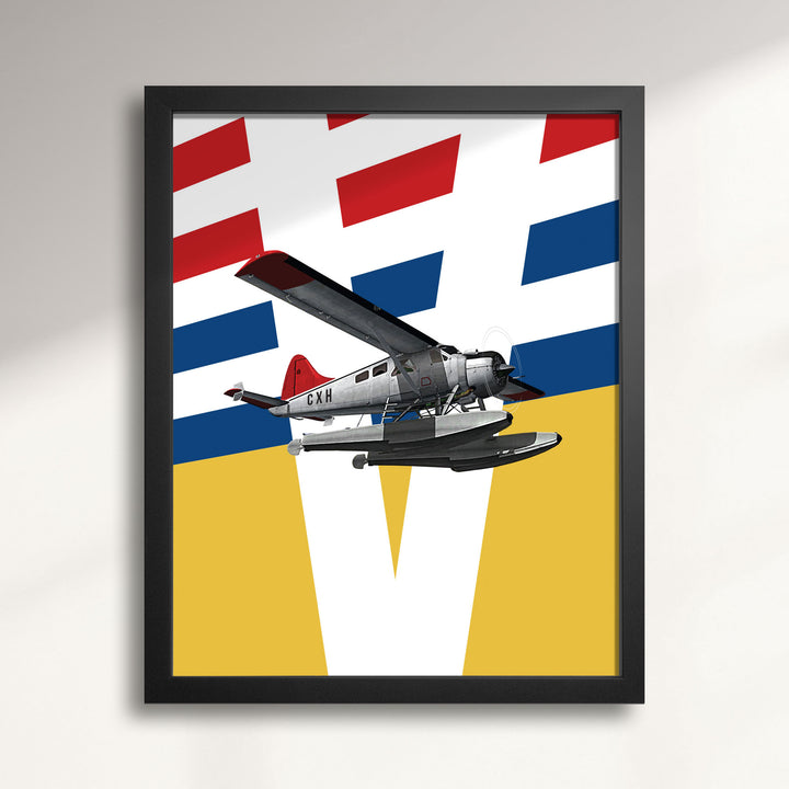 Vancouver Harbour Airport (CXH) de Havilland Beaver wall art print