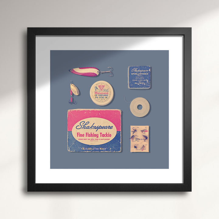 Vintage Fishing Tackle wall art