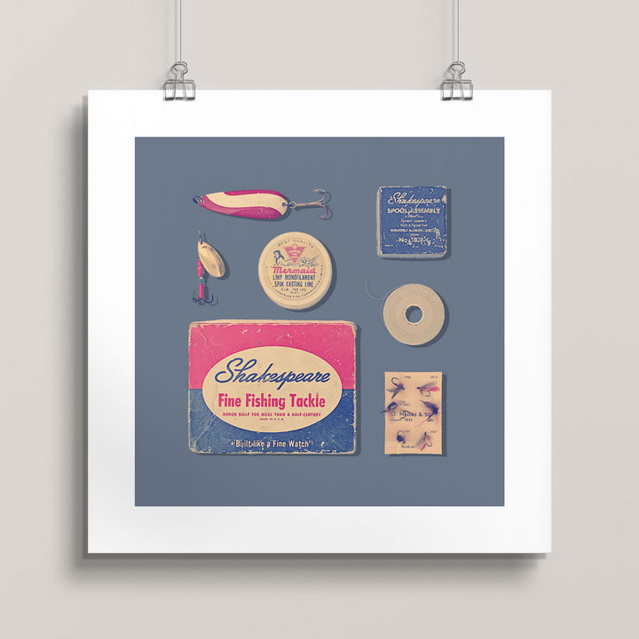 Vintage Fishing Tackle wall art