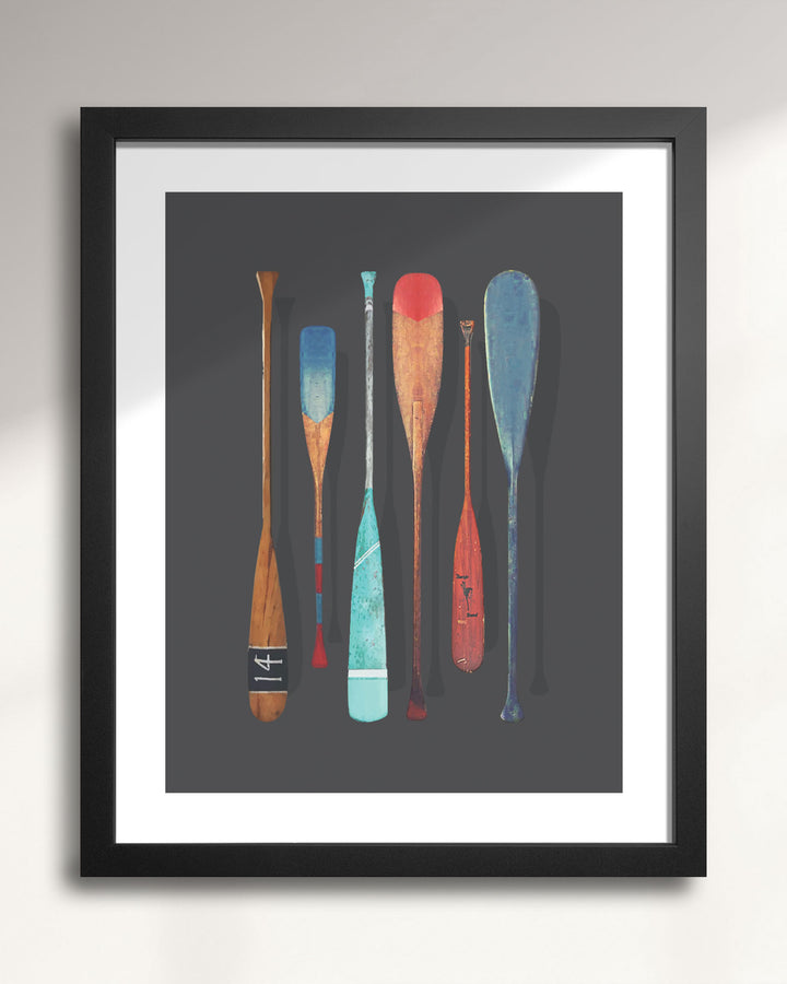 Vintage Paddle Designs wall art