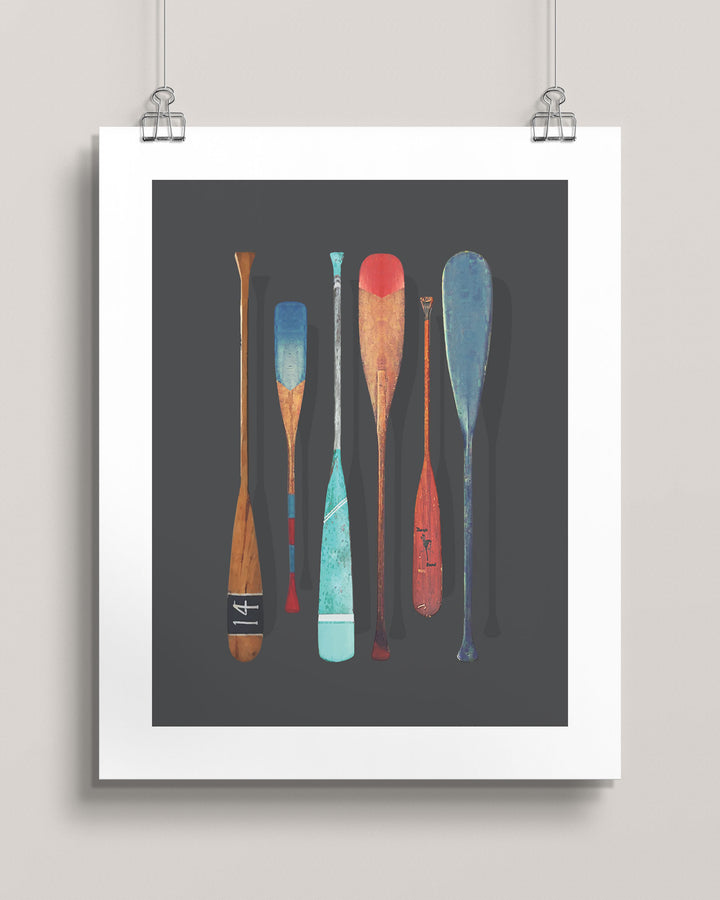 Vintage Paddle Designs wall art