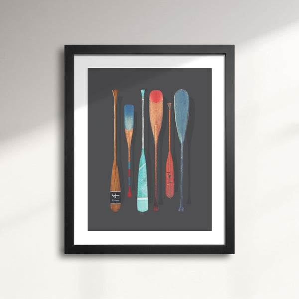 Vintage Paddle Designs wall art