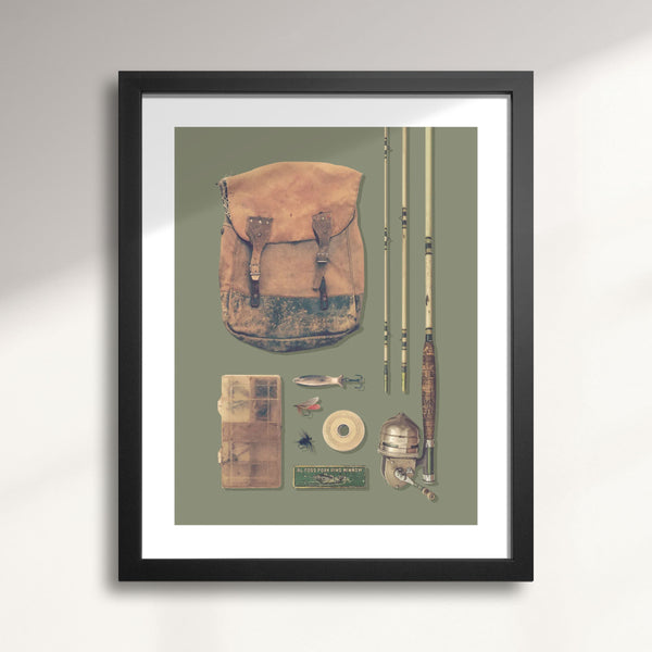 Vintage Fishing Kit
