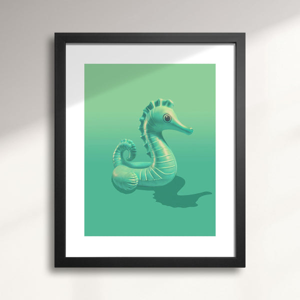 Retro Rider—Sea Horse Float