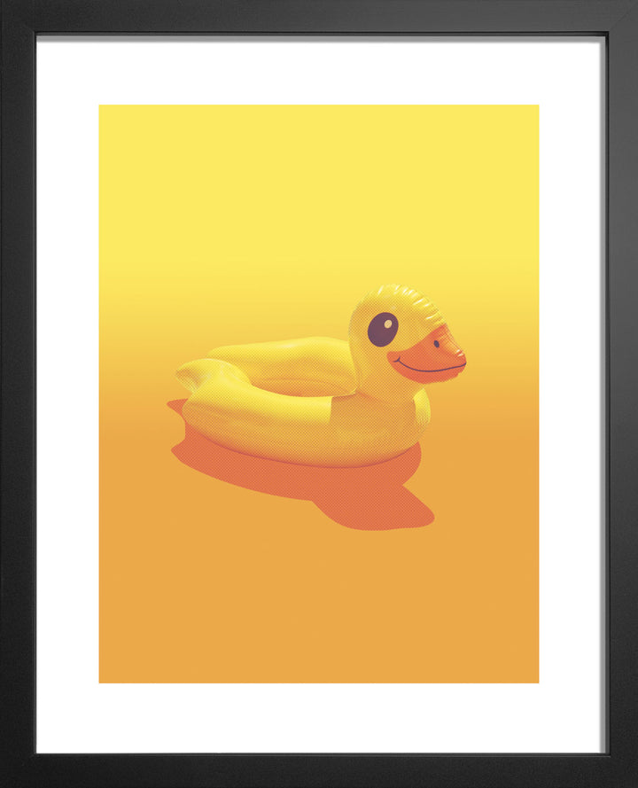 Lucky Ducky—Retro Inflatable Pool Toy