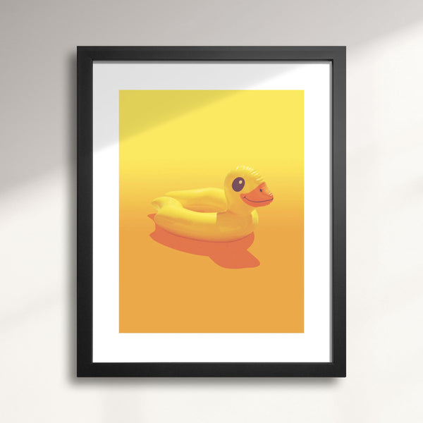 Lucky Ducky—Retro Inflatable Pool Toy