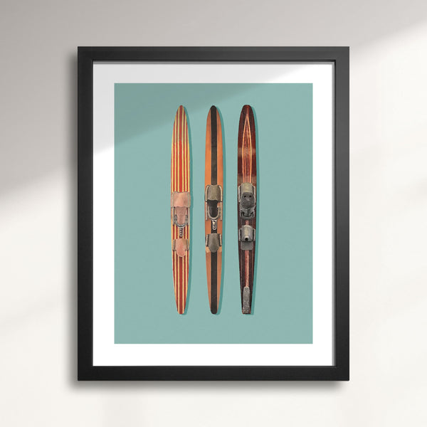 Vintage Slalom Waterskis