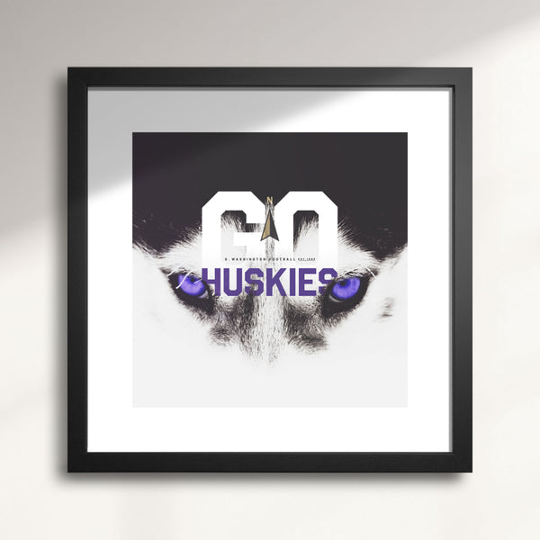 Washington Huskies Pride wall art print