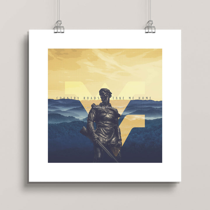 West Virginia "Take Me Home" wall art print